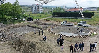 Lapseki Belediyesi Aqua Park Projesinin temeli atıldı