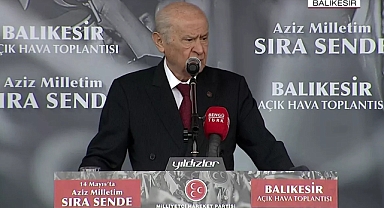 MHP Lideri Bahçeli, Kuva-yi Milliye Meydanından Vatandaşlara Hitap Etti 