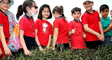 Öğrenciler Kent Bostanları'nda tarımla tanıştı