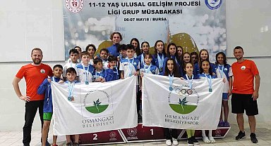 Osmangazili kulaçlar Bursa'ya damga vurdu