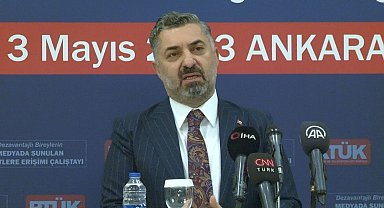 RTÜK Başkanı Şahin: "Ana muhalefet lideri çıkıp bizi tehdit ediyor"