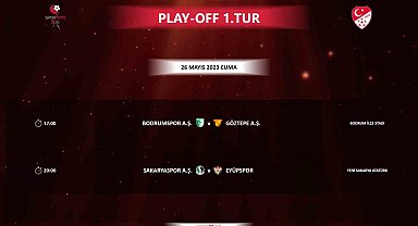 Spor Toto 1. Lig'de play-off programı belli oldu