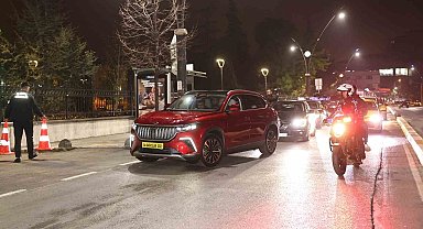 Taksiciler'den Togg şovu