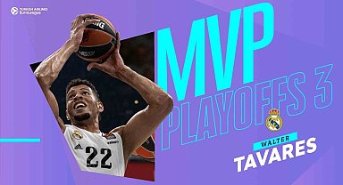 THY Euroleague play-off 3. maçlarının MVP'si Walter Tavares oldu