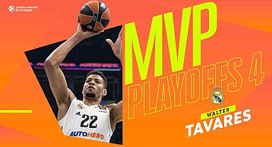 THY Euroleague play-off 4. maçların MVP'si Walter Tavares oldu