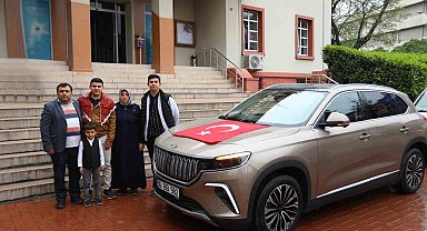 Togg, asker uğurlamasında konvoy başı oldu