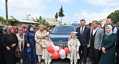 TOGG Balıkesir'de şehit çocuklarına sünnet arabası oldu