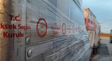 Yurt dışında kullanılan oylar Ankara'ya getirildi