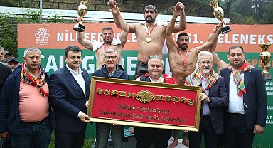 61. Çalı Güreşleri'nin Başpehlivanı İsmail Koç