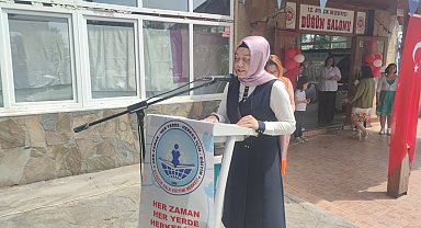 Ayvacık'ta Halk Eğitim Merkezi Yıl Sonu Sergisi açıldı