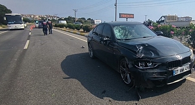 Ayvalık'ta Feci Kaza 