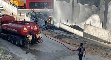 Başkentte korkutan yangın