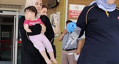 Bulaşık parlatıcısı içen bebek hastanelik oldu