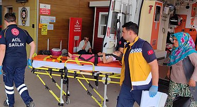 Bursa'da balkondan düşen bebek yaralandı