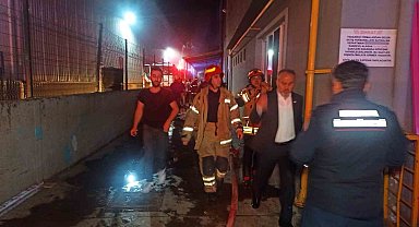 Bursa'da kauçuk fabrikasında büyük yangın