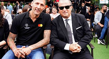 Fatih Terim ve Marco Materazzi depremzede çocuklar için bir araya geldi