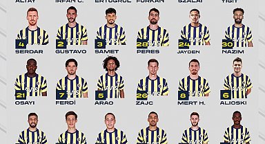 Fenerbahçe'nin, Başakşehir maçı kamp kadrosu belli oldu
