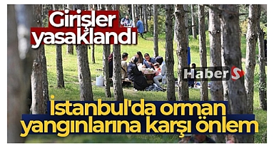 İstanbul'da orman yangınlarına karşı önlem: Girişler yasaklandı