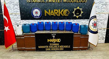 İstanbul'da uyuşturucu operasyonu: 530 kilo metamfetamin ele geçirildi