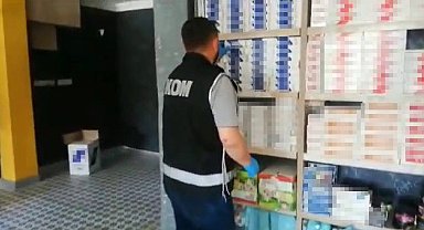 İzmir polisinden sigara kaçakçılarına operasyon: 2 tutuklama