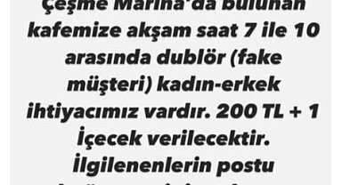 İzmir'de "dublör müşteri" devri