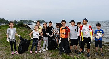 İznik'te miniklerden çevre farkındalığı