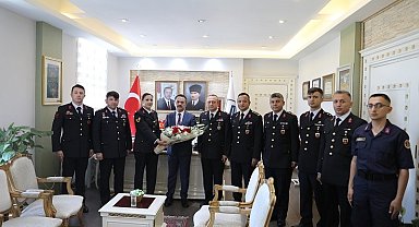 Jandarma Teşkilatından Vali Aktaş'a ziyaret