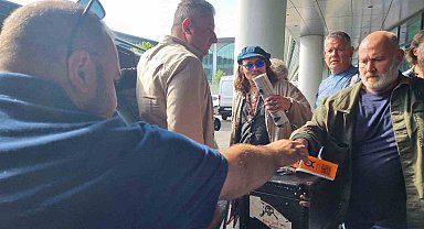 Johnny Depp İstanbul'a geldi