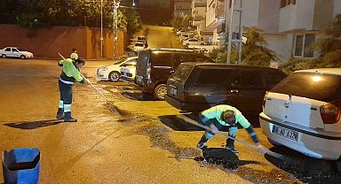 Keçiören'de selin izleri temizleniyor