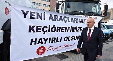 Keçiören'de yeni hizmet araçları sergileniyor