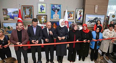 KEÇMEK yıl sonu sergisi Keçiören'de açıldı