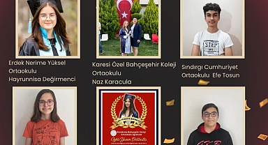 LGS 2023'te Balıkesir'den 6 Türkiye Birincisi