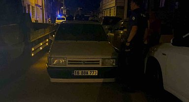 Nefes kesen kovalamacada aracını bırakıp kaçtı