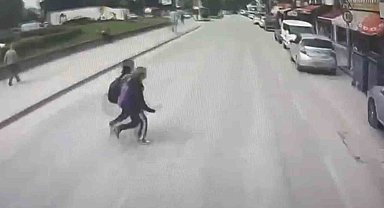 Öğrencilerin ölümden döndüğü anlar kamerada