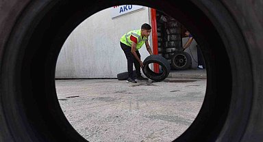 Ömrünü Tamamlamış Lastikler Ekonomiye Kazandırılıyor