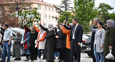 Pursaklar'ın genç kampçıları yola çıktı