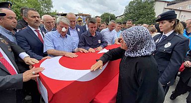 Şehit Jandarma Uzman Çavuş Ceylan, Çanakkale'de son yolculuğa uğurlandı