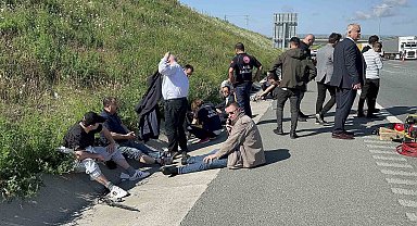 THY personelini taşıyan servis aracı kazaya karıştı: 20'den fazla yaralı