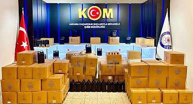 1 milyon liralık sahte alkol ve elektronik sigara ele geçirildi
