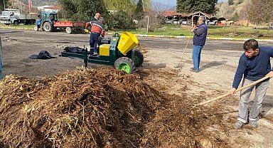 32 ton bitkisel atık, 10 ton gübreye dönüştü