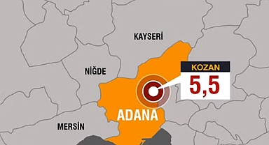 Adana'da 5,5 büyüklüğünde deprem! Çevre illerden de hissedildi