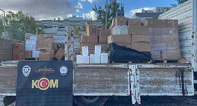 Başkentte sahte alkol operasyonu: 5 ton ham alkol ele geçirildi