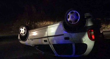 Bayramiç'te iki otomobil kafa kafaya çarpıştı: 5 yaralı