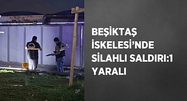 Beşiktaş İskelesi'nde silahlı saldırı: 1 yaralı