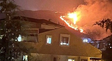 İzmir'de makilik alanda korkutan yangın