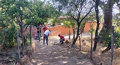 Kırsalda Sokaklar Parke Taş İle Örülüyor