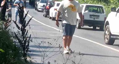 Sarıyer'de Orman Yolunda Araç Alev Topuna Döndü 