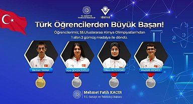 Türk öğrenciler iki büyük olimpiyattan madalyalarla döndü
