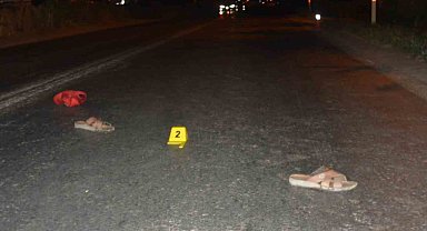 Yolda yürüyen yaşlı adam araç çarpması sonucu hayatını kaybetti