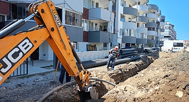 Altınkum Mahallesi'nde Yeni Hatlar Döşeniyor   